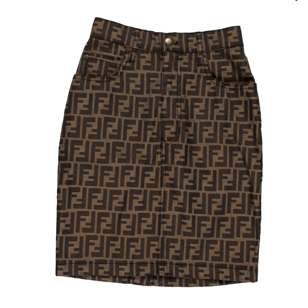 Vintage FENDI Zucca Skirt